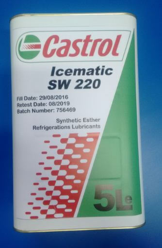 oleo icematic sw220ht castrol 5 litros